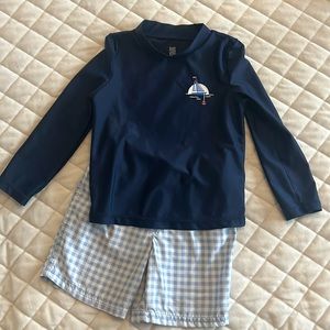 Carter’s Just One You Swimsuit Set (trunks & long sleeve top)